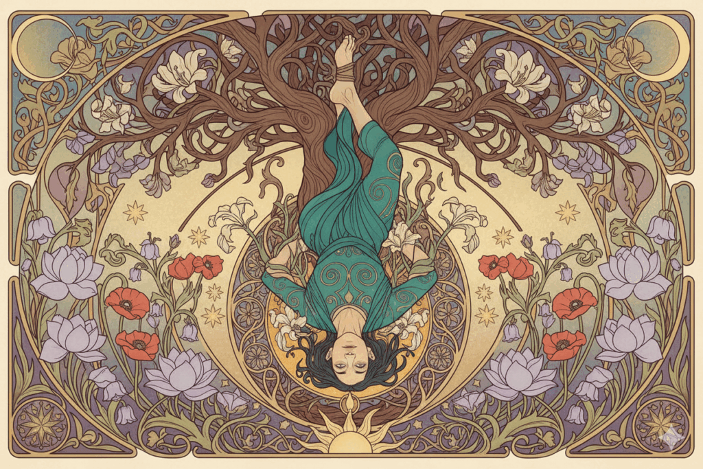 el colgado arcano 12 del tarot