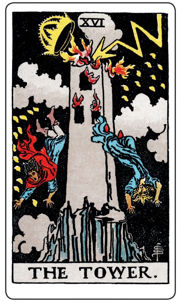 Arcano VI - La Torre de la Bajara Raider Waite.