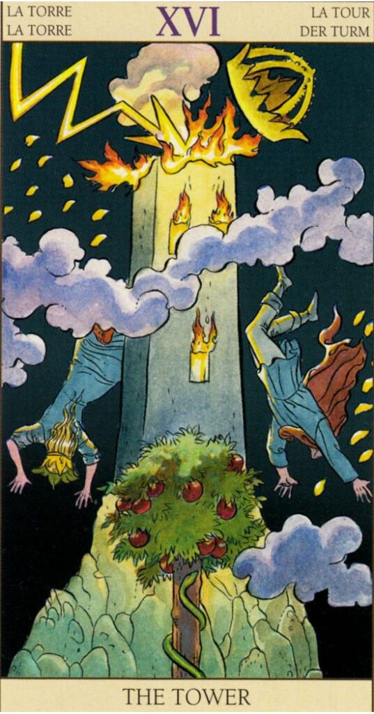 La Torre - Tarot of The New Vision (Gianluca Cestaro & Pietro Alligo)
